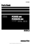 Komatsu PC300SE-8(IDN)-M0 Crawler Excavator Parts Manual SN J40001-UP