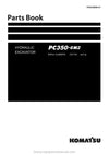 Komatsu PC350-8-M2(THA) Crawler Excavator Parts Manual SN C91744-UP