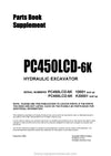 Komatsu PC450LCD-6K (GBR) Crawler Excavator Parts Manual SN 10001-UP