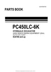 Komatsu PC450LCD-6(GBR) Crawler Excavator Parts Manual SN K34160-UP