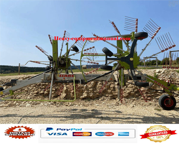 PDF Claas 1650 Liner Twin Swather Parts Manual