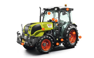 PDF Claas 200 Nexos VF Tractor Parts Manual