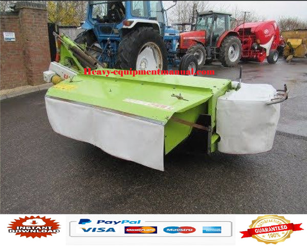 PDF Claas 260 C Disco Mower Parts Manual