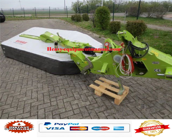 PDF Claas 2800 C RC Disco Contour Mower Parts Manual