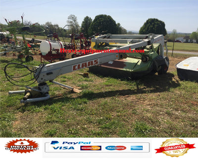 PDF Claas 3000 TC Disco Plus Mower Parts Manual