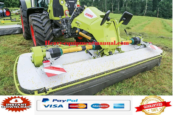 PDF Claas 3600, 3500 FC/FRC Profil Disco Mower Parts Manual