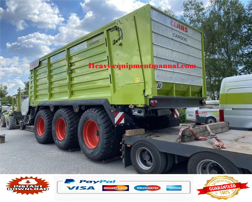 PDF Claas 760/750/740 Cargos Self Loading Wagon Parts Manual