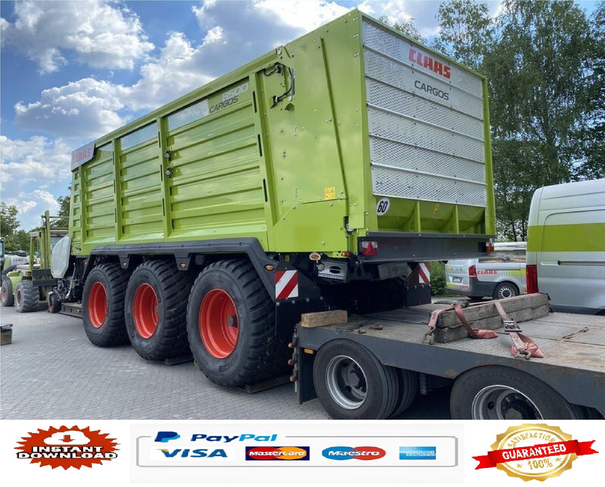 PDF Claas 8500/ 8400/ 8300 Cargos Self Loading Wagon Parts Manual