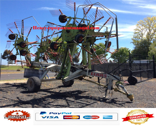 PDF Claas 880 Liner Swather Parts Manual