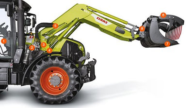 PDF Claas Fl150 - 60 Frontloader Tractor Parts Manual