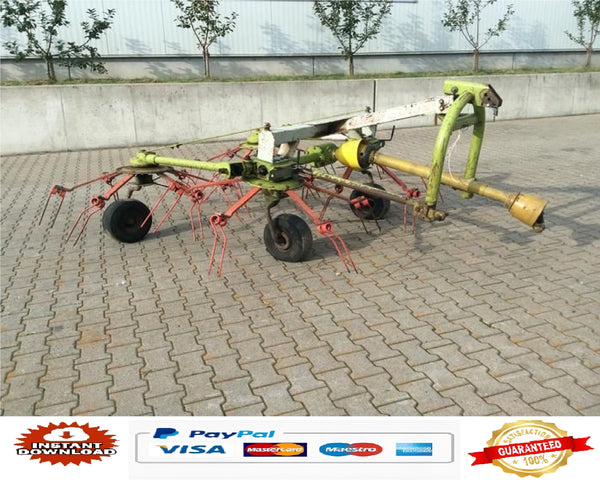 PDF Claas W540 - 450 SL Tedder Parts Manual