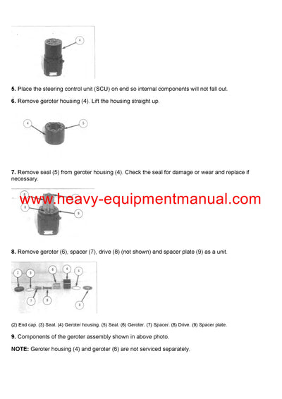 Caterpillar PF-300B PNEUMATIC COMPACTOR Full Complete Service Repair Manual 6HM