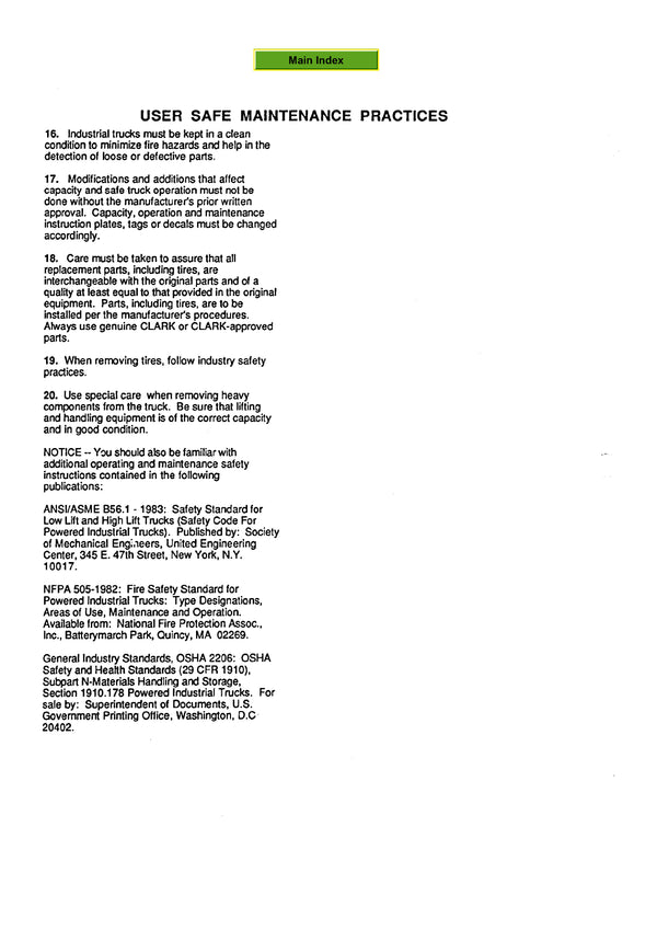 Clark PT5 PT7 PTT5 PTT7 (SM-577) Forklift Service Repair Manual - PDF Download