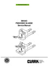 Clark PWD HWD 30 40SE (SM-643) Forklift Service Repair Manual - PDF Download