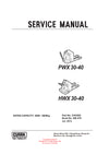 Clark PWX HWX 30-40 (SM-879) Forklift Service Repair Manual - PDF Download