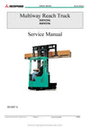 Mitsubishi RBM25K Forklift Service Manual