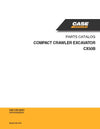 Case CX50B Compact Crawler Excavator Parts Manual S3PJ00029ZE03