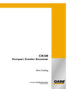 Case CX36B Compact Crawler Excavator Parts Manual S3PX00024ZE01NA