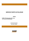 Case CX36B COMPACT CRAWLER EXCAVATOR TIER 4 (NA) Parts Manual S3PX00040ZE06