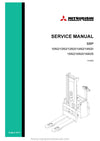 Mitsubishi SBP12N2I Forklift Service Manual