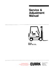 Clark NS NP PM (SM-538) Forklift Service & Adjustment Manual - PDF Download