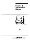 Clark PTT5-7 (SM-545) Forklift Service & Adjustment Manual - PDF Download