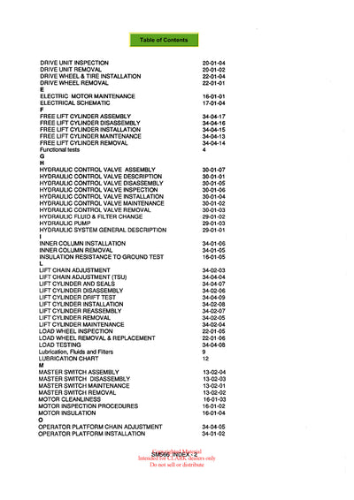 Clark OP-15 (SM-566) Forklift Service Repair Manual - PDF Download