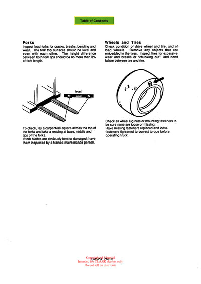 Clark OP-15 (SM-566) Forklift Service Repair Manual - PDF Download