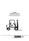 Clark PWD HWD 25 (SM-568) Forklift Service Repair Manual - PDF Download