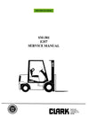 Clark ECS 17-30 (SM-581) Forklift Service Repair Manual - PDF Download