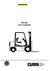 Clark GPX 35-50E (SM-606) Forklift Service Repair Manual - PDF Download