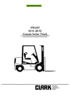 Clark ECG 20-32 (SM-615) Forklift Service Repair Manual - PDF Download