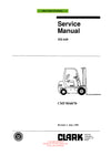 Clark CMP 50-70 (SM-649) Forklift Service Repair Manual - PDF Download