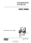 Clark C15-30CDL (SM-661) Forklift Service Repair Manual - PDF Download