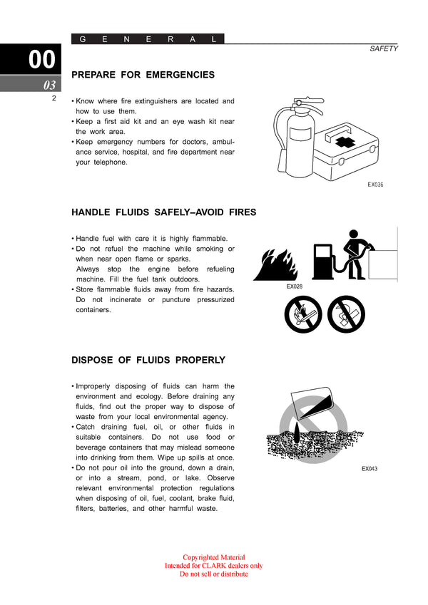Clark SM-713 CMO 50-75 Forklift Service Repair Manual - PDF Download