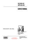 Clark SM-717 ECX EPX Forklift Service Repair Manual - PDF Download