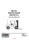 Clark SM-751 Forklift Service Repair Manual - PDF Download
