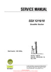 Clark SSX 12/16/18 (SM-994) Straddle Stacker Service Repair Manual - PDF Download