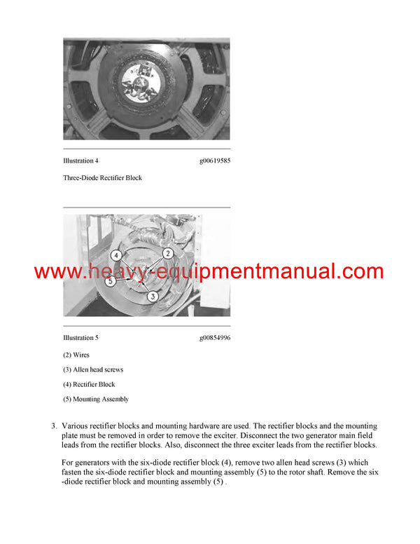 Download Caterpillar SR4 GENERATOR Service Repair Manual 5EA