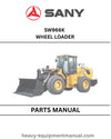 Sany SW966K Wheel Loader Parts Manual - Download PDF