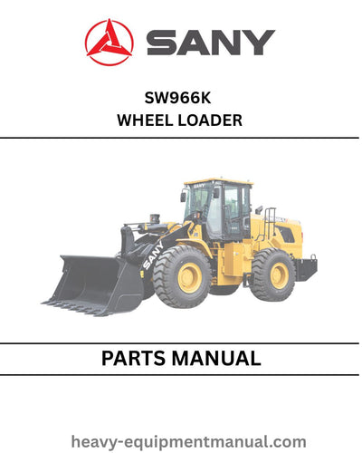 Sany SW966K Wheel Loader Parts Manual - Download PDF
