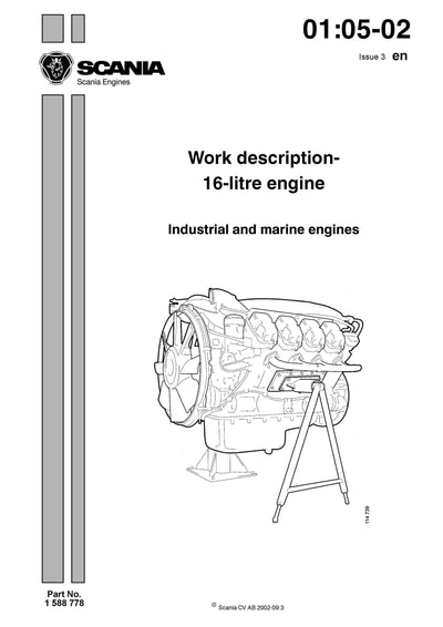 Scania 16 Marine Engine Service Manual