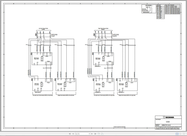 Scania P 360 B4x2NA Truck Electrical Schematic Manual Download PDF