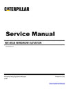 Caterpillar WE-851B WINDROW ELEVATOR Full Complete Service Repair Manual 8BC