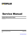 Download Caterpillar D250D ARTICULATED TRUCK Service Repair Manual 6NG