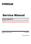 DOWNLOAD CATERPILLAR CB-22B COMPACTOR SERVICE REPAIR MANUAL 419