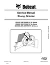 Bobcat SG60 Stump Grinder Teeth (233000101 & above) Service Manual - PDF Download
