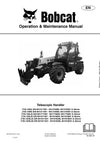 Bobcat T35105 T36120SL (7283189) Telescopic Handler Operation And Maintenance Manual - PDF Download