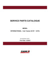 Case IH INTERNATIONAL Cub Tractor Parts Manual TC37F