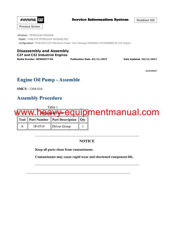 DOWNLOAD CATERPILLAR TH48-E70 PETROLEUM PACKAGE SERVICE REPAIR MANUAL PKZ